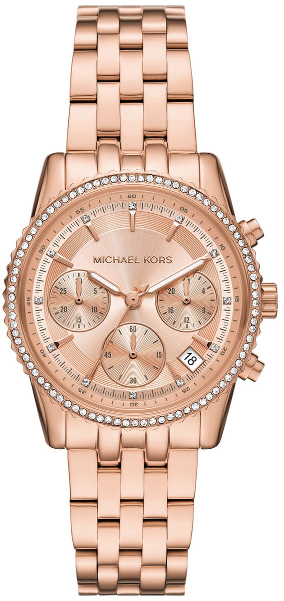Michael Kors Bryant MK7531 Horloge - Staal - Rosékleurig - Ø 35 mm