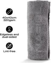 NASIOL - WIPE & BUFF - Interior, Polish & Coating Towel - Microfiber Cloth - GreyOrange