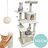 Beige - Griffoir hauteur 143 cm