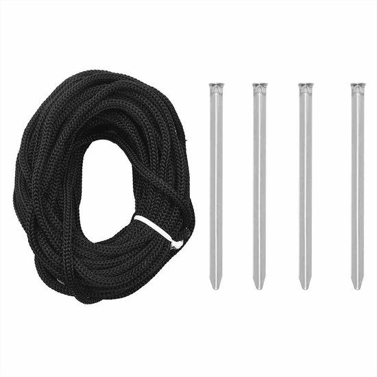 vidaXL - Cône lumineux - avec - Piquets de terre - 1534 - Blanc chaud - LED - 500 - cm