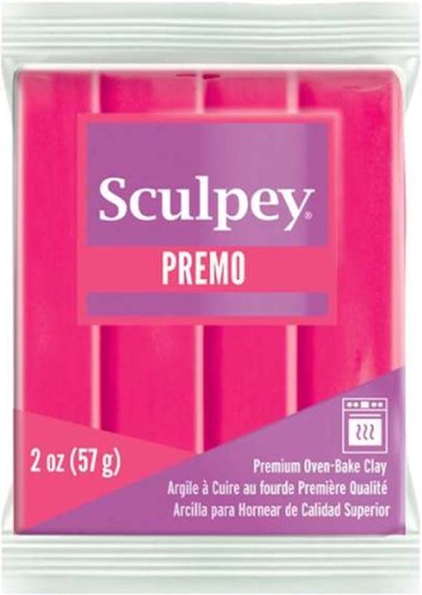 Premo fluo pink - klei 57 gr - Sculpey