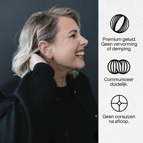 Bouchons d'oreille Anti-Bruit Haute Fidélité 27dB avec étui, Bouchons d' oreille de Musique à Réduction de Bruit pour Concert Music Festival Disco DJ(Transparent Bouchons d'oreille Anti-Bruit Haute Fidélité 27dB avec étui, Bouchons d' oreille de Musique à Réduction de Bruit pour Concert Music Festival Disco DJ(Transparent