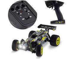 Overmax X-Pace Grote op Afstand Bestuurbare RC Auto – Schaal 1:18 – Bereik 100m – Snelheid 30 km/u – 4x4 Aandrijving – Onafhankelijke Ophanging – LED-verlichting – 30 Minuten Gebruik per Lading