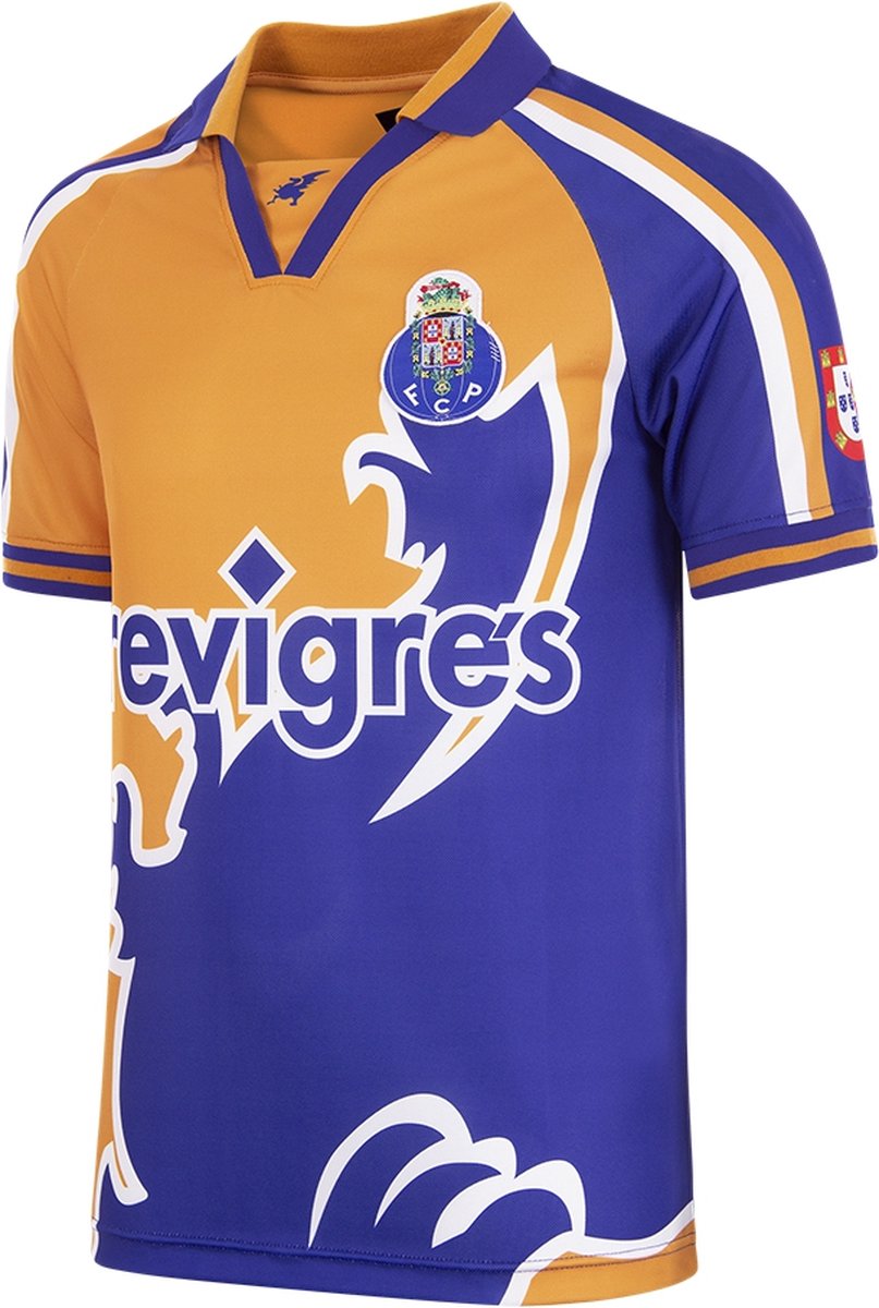 COPA - FC Porto Uitshirt 1998/99 Retro Voetbalshirt - Heren - Oranje - Blauw - XL