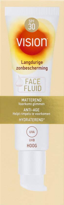 Vision Face Fluid - Zonnebrand voor het gezicht - SPF 30 - 50 ml