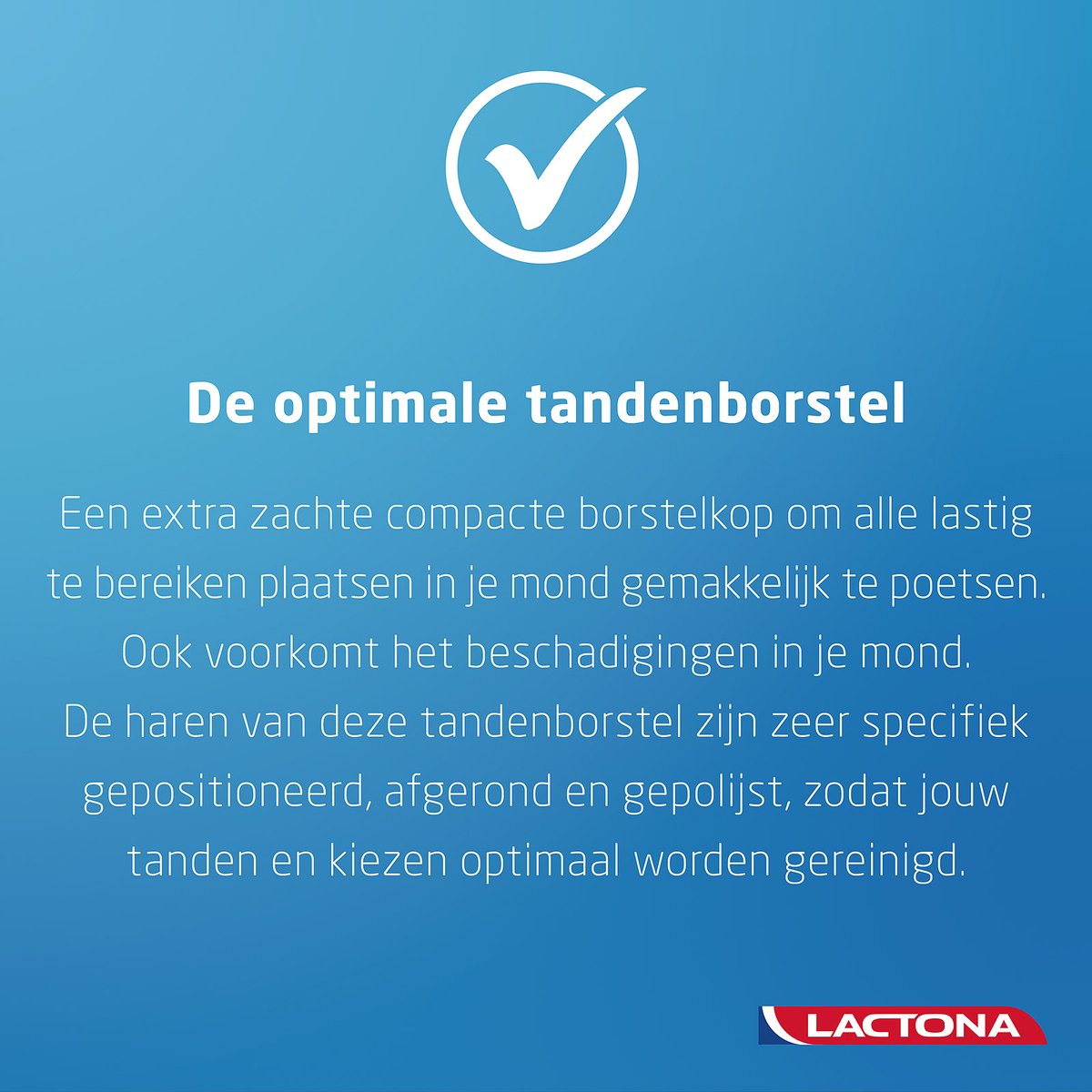 Lactona iQ+ Soft - Tandenborstel - Extra zacht - 1 stuks