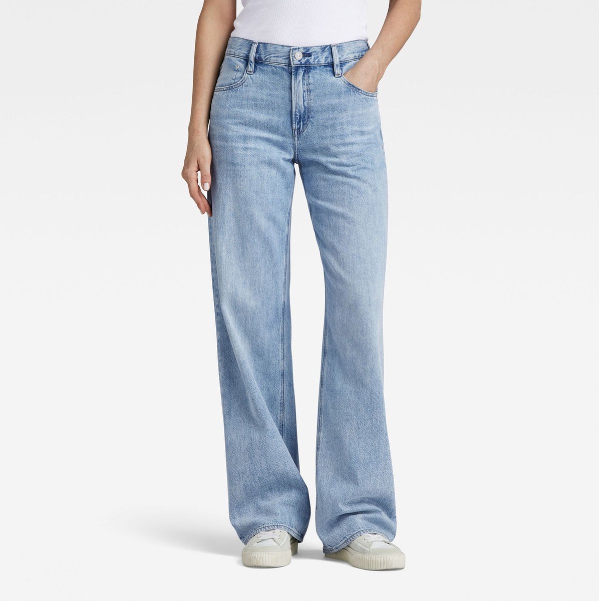 G-STAR Judee Loose Wmn Dames Jeans Sun Faded Cloudburst