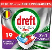 Bol.com Dreft Platinum Plus - Vaatwascapsules - Deep Clean Boosted - 19 Afwasbeurten aanbieding