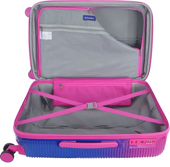 Saxoline - Twist | Chariot Valise Rigide - Medium - Fuchsia - Fuchsia