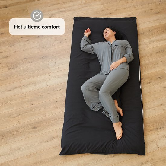 Futon Matras, Vloermatras Japanse Futon, Opvouwbare Matras Tatami Mat, Draagbare Camping Matras, Extra dik opvouwbaar slaapmatras, Gemakkelijk op te bergen en draagbaar voor op de camping
