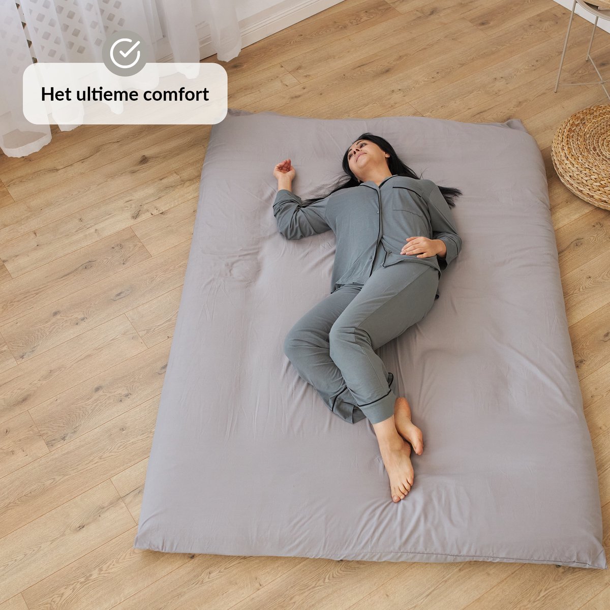 Futon Matras - Japans Vloerbed 140x200 thumbnail 3