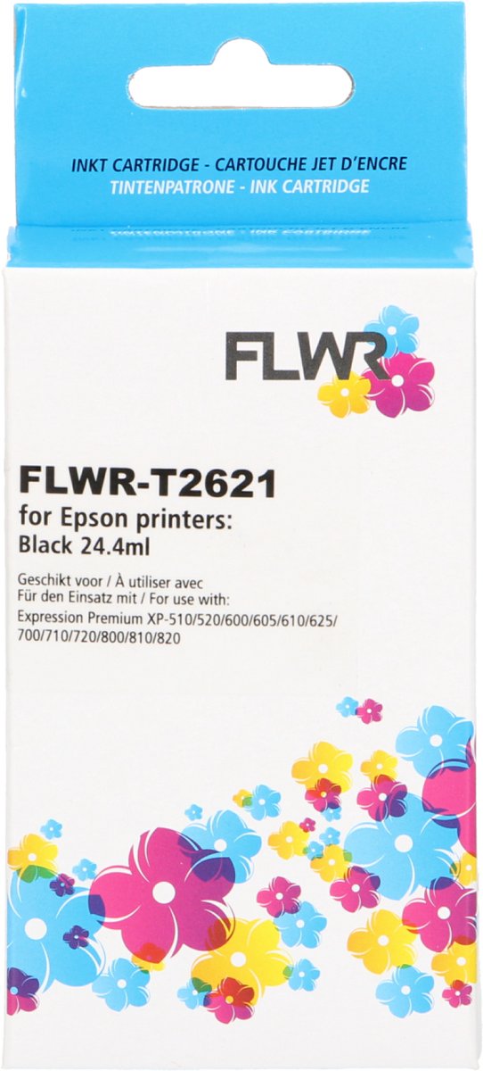 FLWR - Cartridges / Epson 26XL / zwart / Geschikt voor Epson