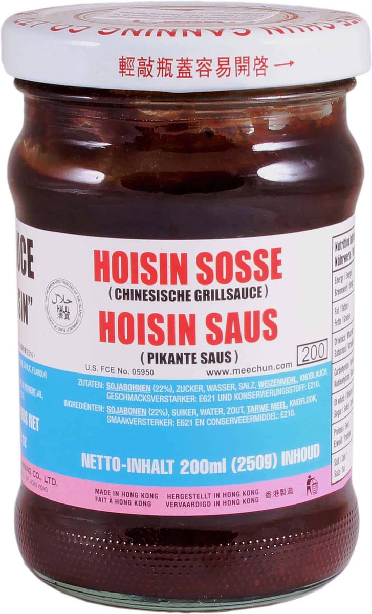 Mee Chun Hoisin saus 200ml | pikante chinese grillsaus