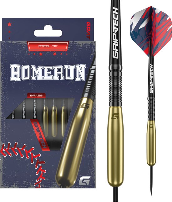 GOAT Homerun Gold Brass - Dartpijlen van GOAT — afbeelding 2
