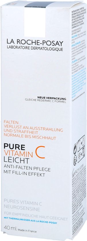 La Roche-Posay Pure Vitamine C Licht Anti-Aging Dagcrème voor een Normale tot Gemengde Huid 40ml