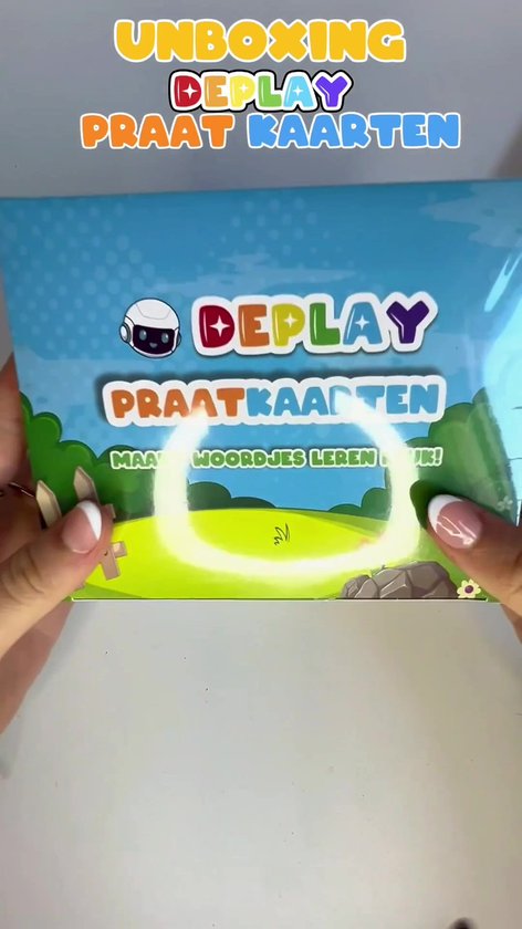 DEPLAY Praatkaarten - Het Spel om Nederlandse en Engelse Woordjes te Leren - Flashcards - Montessori Speelgoed - Educatief Speelgoed