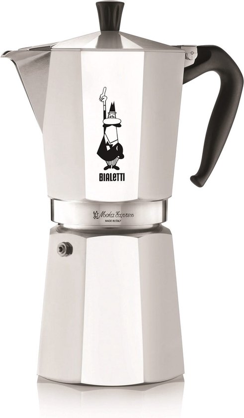 Percolateur Bialetti Moka Express - Extra large - 12 tasses - Argent