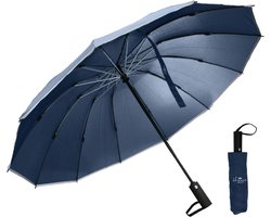 VDM Home Products Stormparaplu - Navyblauw - Opvouwbare Paraplu - Windproof en Automatisch - Ø 103 cm - Windproof tot 110km p/u - Grote Paraplu VDM Home Products Stormparaplu - Navyblauw - Opvouwbare Paraplu - Windproof en Automatisch - Ø 103 cm - Windproof tot 110km p/u - Grote Paraplu