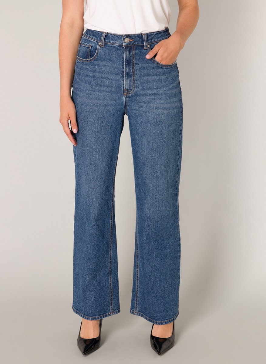 BASE LEVEL Amy Bottoms - Mid Blue - maat W44 / L32