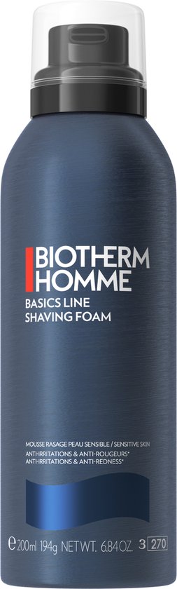 Biotherm Homme Basics Line Mousse de rasage - anti-irritations et anti-rougeurs - 200ml