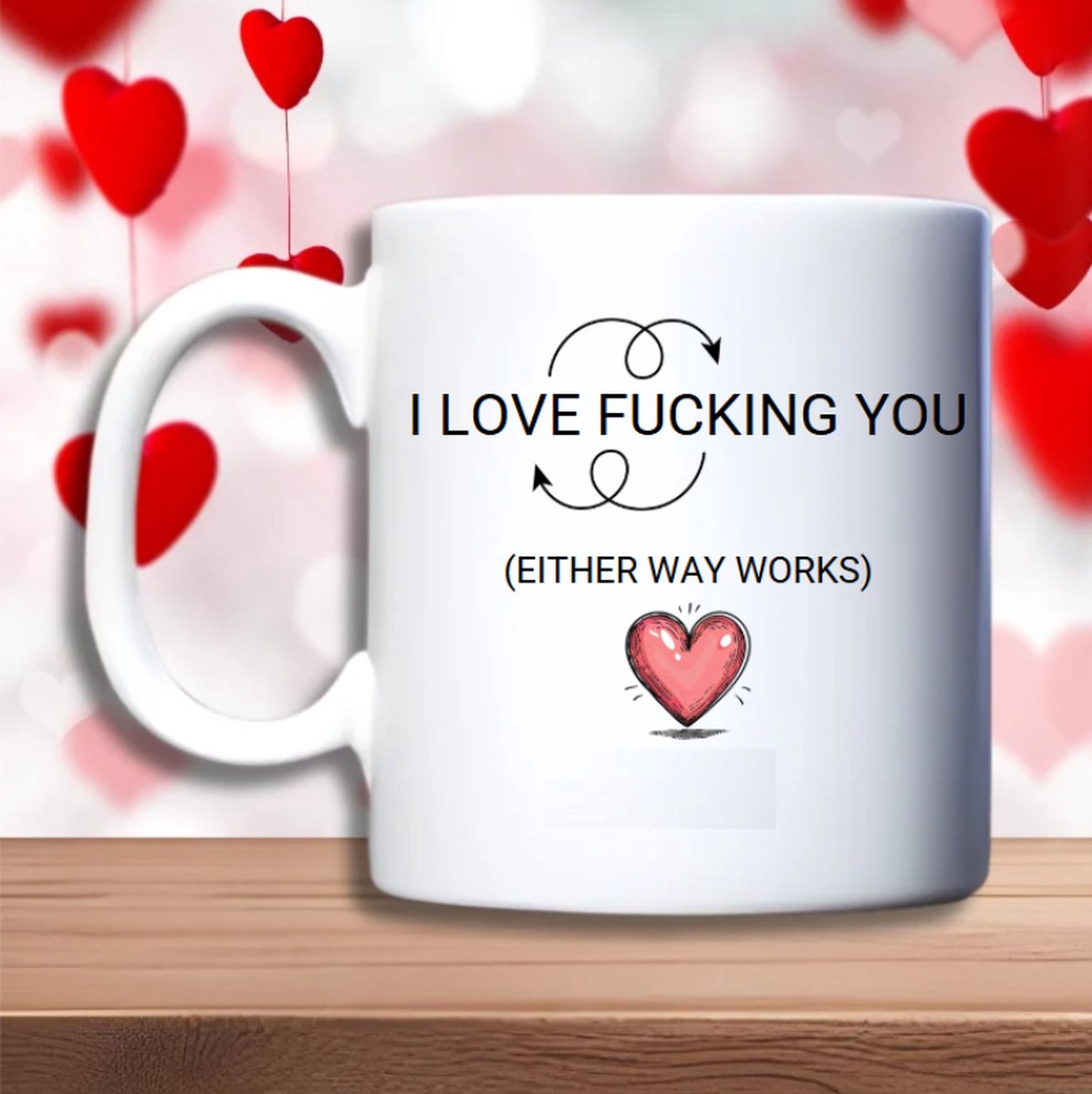 Beker - I love f.... you - Valentijn - Humor