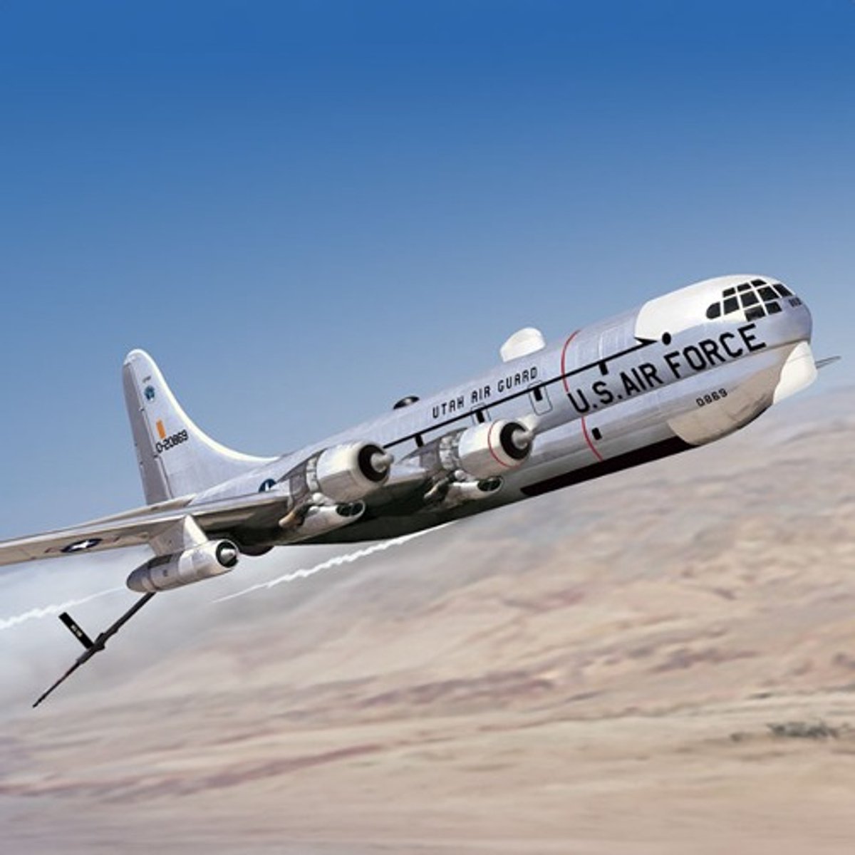 Academy Modelbouwpakket Vliegtuigen - 12640 Boeing C-97 Stratofreighter - USAF KC-97L Stratofreighter Plastic - 1:144 - Modelbouw