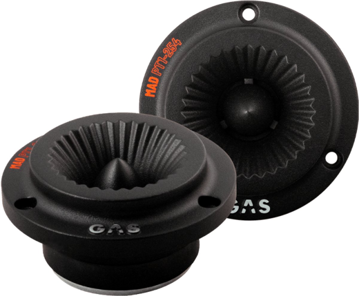 Gas Audio Power Gas Mad Level 2 Horn Tweeter 1 voor Auto Geluidssystemen en Hoogwaardige Geluidskwaliteit