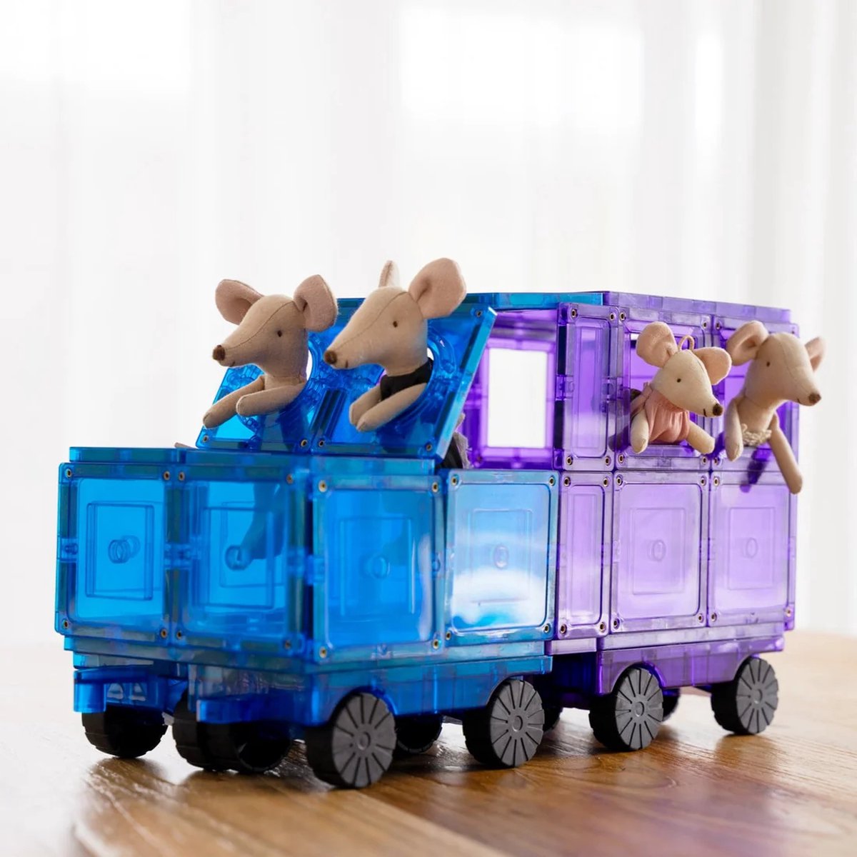 Learn & Grow Magnetische Tegels - Auto Uitbreidingspakket - 28 stuks - Vanaf 3 jaar