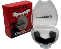 CREATE PERFORMANCE - Gebitsbeschermer Vechtsport - Bitje - Boksen - Kickboksen - Hockey Bitje - Zwart - Inclusief opbergdoos