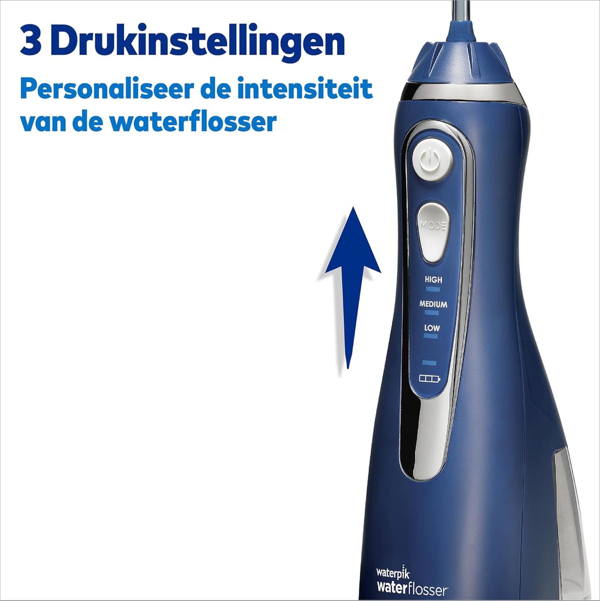 Waterpik Waterflosser Draadloos Advance WP-583 Blauw - thumbnail 4