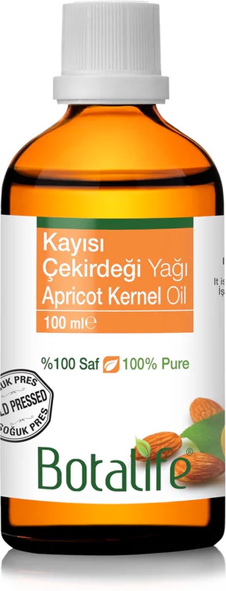 Botalife - Abrikozenpitolie - Koudgeperste Olie - 100% Puur & Natuurlijk - Apricot kernel Oil - 100 ml
