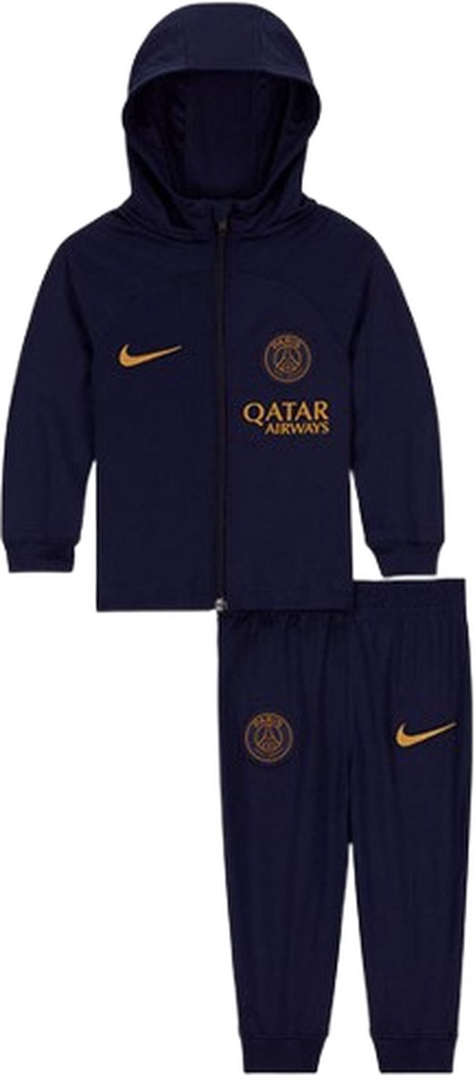 Nike Paris Saint-Germain Strike Hooded Trainingspak M Blauw