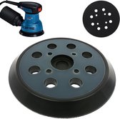 Hoogwaardige 125mm schuurschijf voor Bosch PEX 300/400 AE/4000 AE/AdvancedOrbit 18 - middelhard klittenbandsysteem - nauwkeurig slijpen .