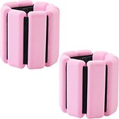 Solfit - Polsgewichten - Enkelgewichten - Wrist Weights - Ankle Weights - Handgewichten - Gewichtsmanchetten - Fitness - Krachttraining - 450 Gram - 2 Stuks - Roze - FITILIFT