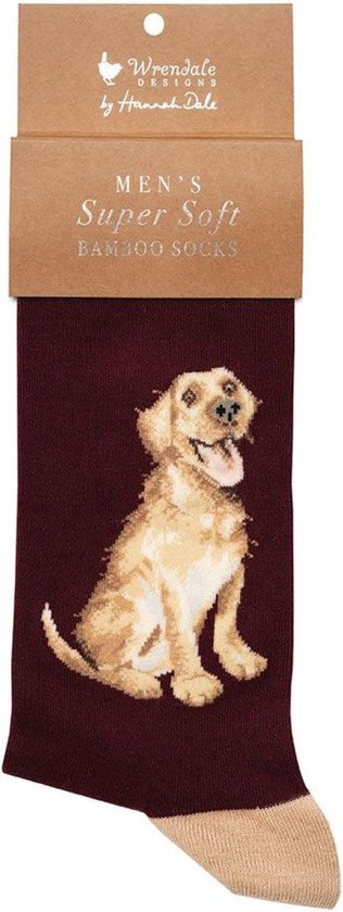 Wrendale Herensokken - Labrador - 'Good as Gold' Labrador Men's Socks - Sokken Hond
