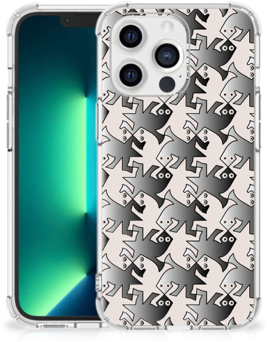 iPhone 13 Pro Max Case Anti-shock Salamander Grey