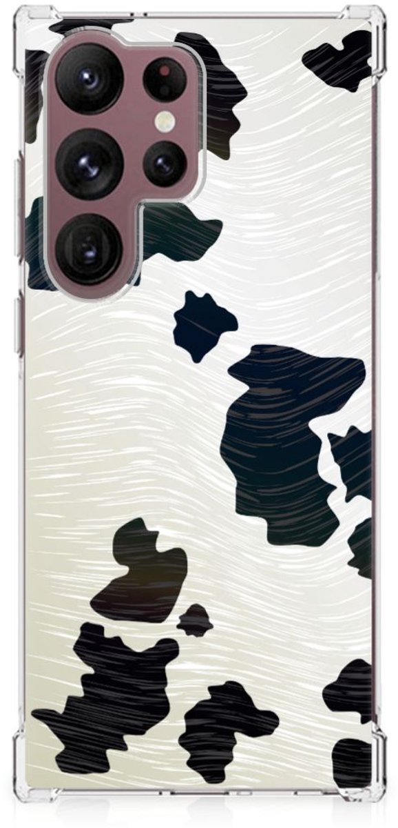 Samsung Galaxy S23 Ultra Case Anti-shock Koeienvlekken