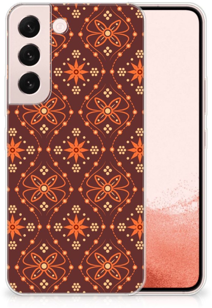 Samsung Galaxy S22 TPU bumper Batik Brown