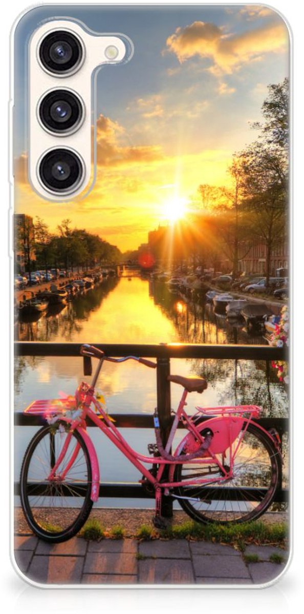 Samsung Galaxy S23 Plus Siliconen Back Cover Amsterdamse Grachten