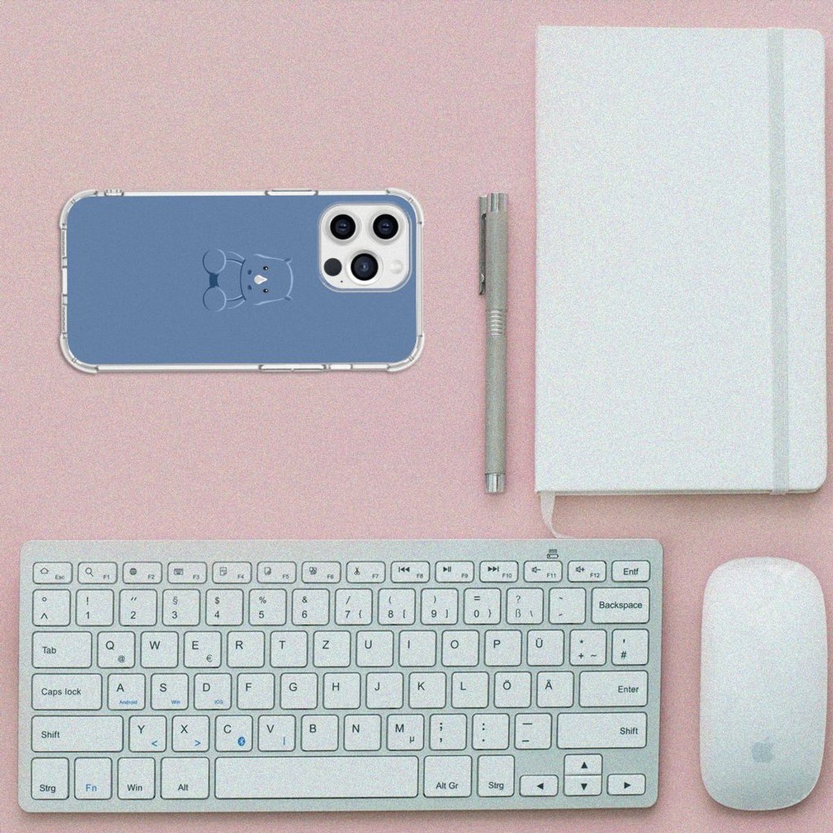 Back Cover voor iPhone 13 Pro Max Stevig Bumper Hoesje Baby Rhino