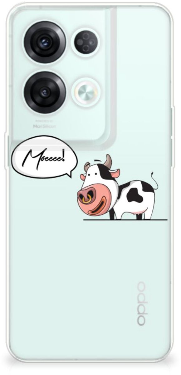OPPO Reno8 Pro Telefoonhoesje met Naam Cheeky Cow