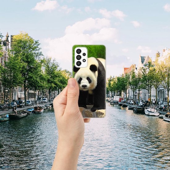 Bumper Case Samsung Galaxy A33 5G Smartphone Case Panda
