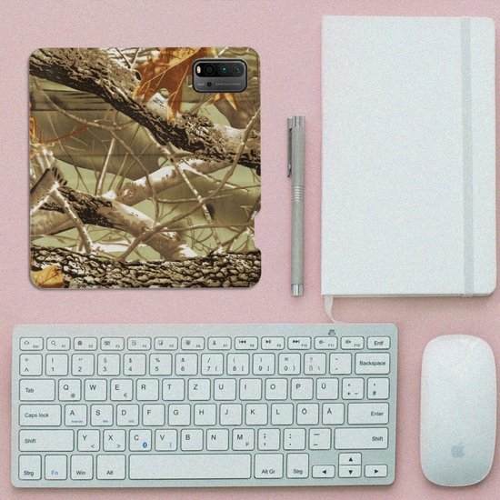 Étui support Xiaomi Poco M3 | Etui de protection Redmi 9T Forêt