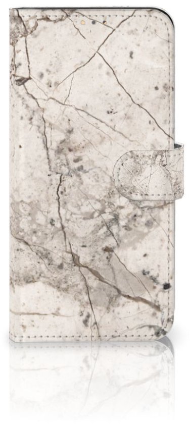 Étui pour téléphone Folder OPPO A15 Marbre Beige