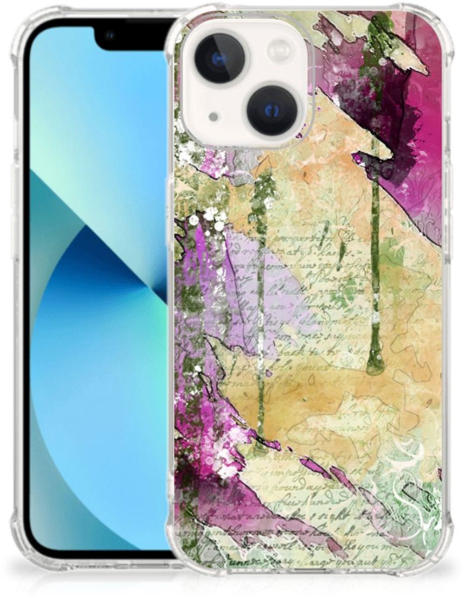 Back Cover iPhone 13 mini Letter Painting