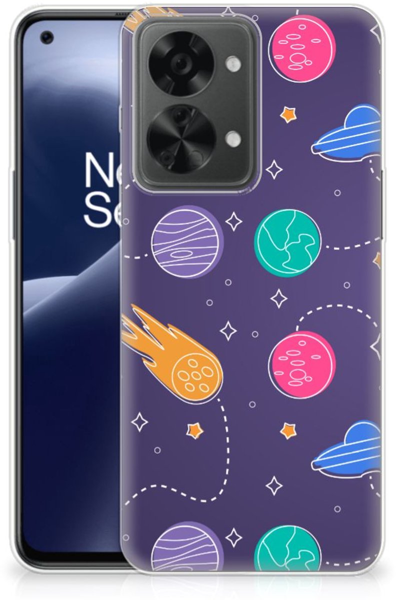 TPU Hoesje voor OnePlus Nord 2T Silicone Back Cover Space