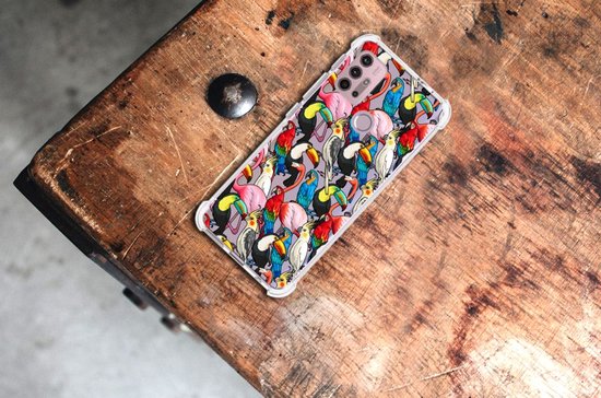 Coque Antichoc avec photo Motorola Moto G30 | G20 | Coque G10 Clear Edge Oiseaux