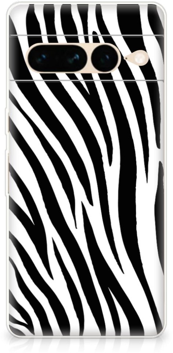 Google Pixel 7 Pro TPU Hoesje Zebra