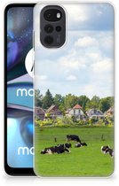 Backcover Soft Siliconen Case Motorola Moto G22 Phone Case Dutch Cows