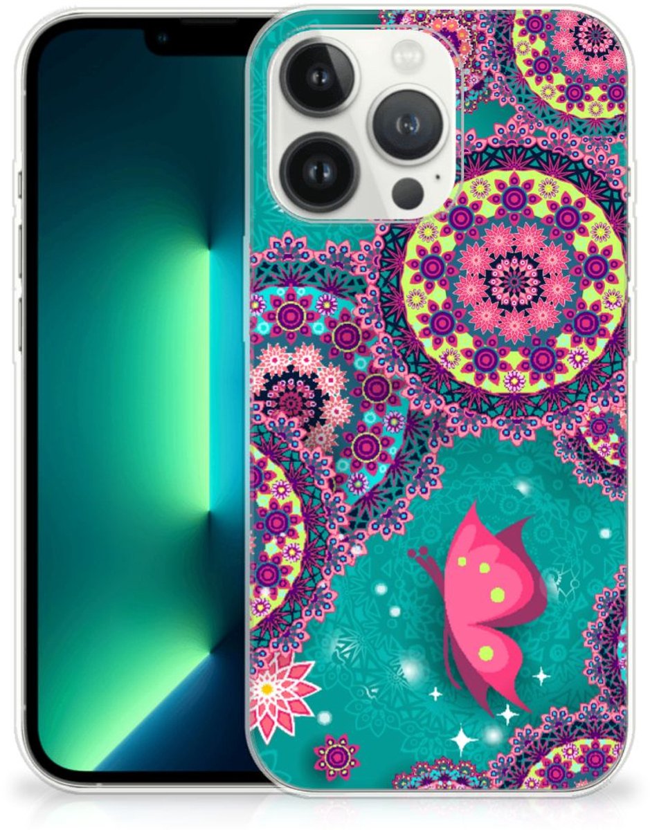 iPhone 13 Pro Max Hoesje maken Cirkels en Vlinders